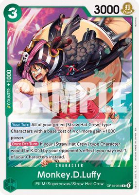 Monkey D. Luffy - OP14-34 card image