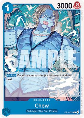 Chew card image