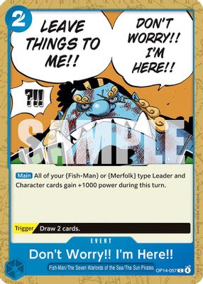 Don't Worry!! I'm Here!! card image