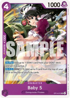 Baby 5 card image