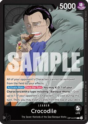 Crocodile card image