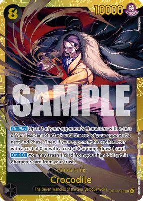 Crocodile card image