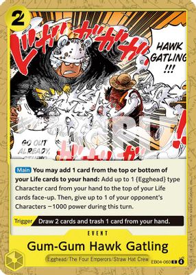 Gum-Gum Hawk Gatling card image