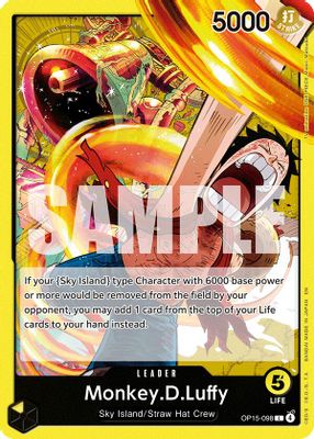 Monkey D. Luffy card image