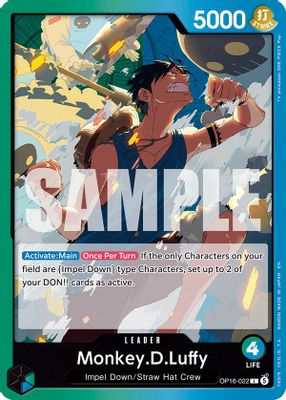 Monkey D. Luffy card image
