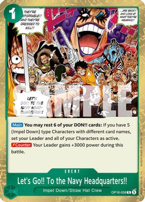Let's Go!! To the Navy Headquarters card image