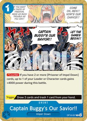Captain Buggy's Our Savior!! card image