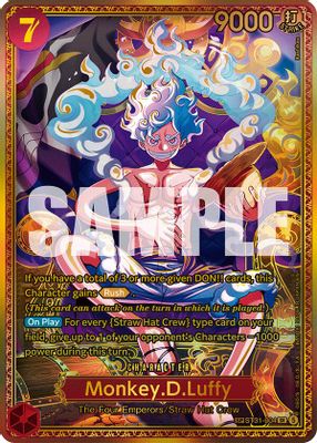 Monkey D. Luffy card image