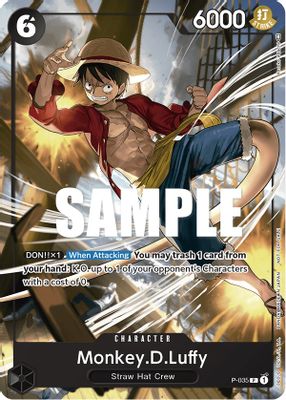 Monkey D. Luffy card image
