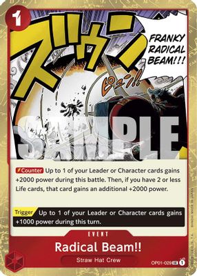 Radical Beam!! card image