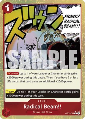 Radical Beam!! card image