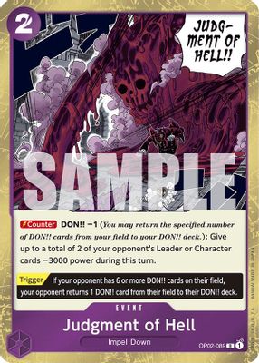 Judgment of Hell card image