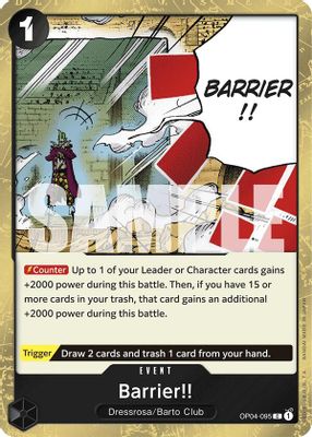 Barrier!! card image