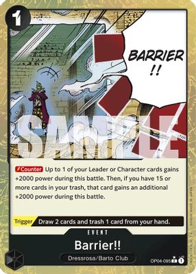 Barrier!! card image