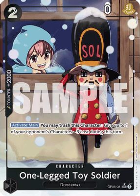 One-Legged Toy Soldier card image