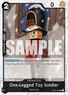 One-Legged Toy Soldier card image