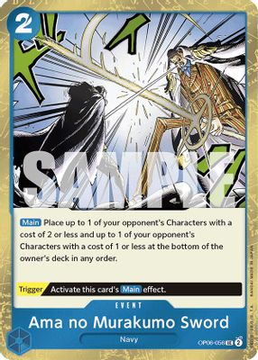 Ama no Murakumo Sword card image