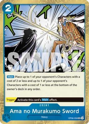 Ama no Murakumo Sword card image