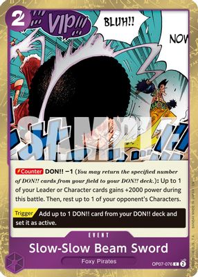 Slow-Slow Beam Sword card image
