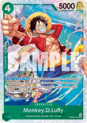 Monkey D. Luffy card image