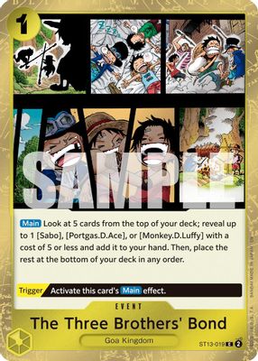 The Three Brothers' Bond card image