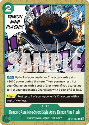 Demonic Aura Nine-Sword Style Asura Demon Nine Flash