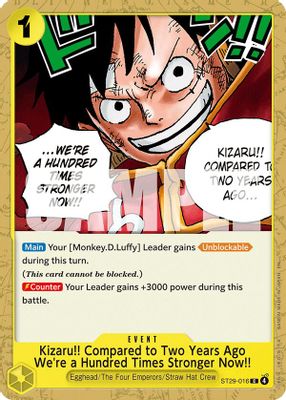 Kizaru!! Compared to Two Years Ago We're a Hundred Times Stronger Now!!