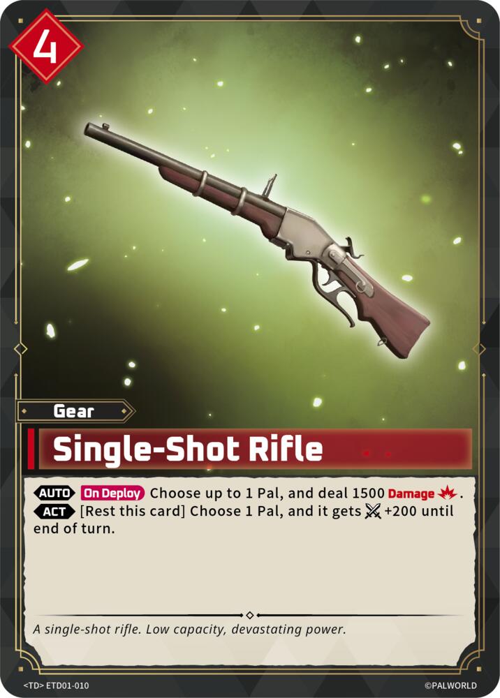 Single-Shot Rifle