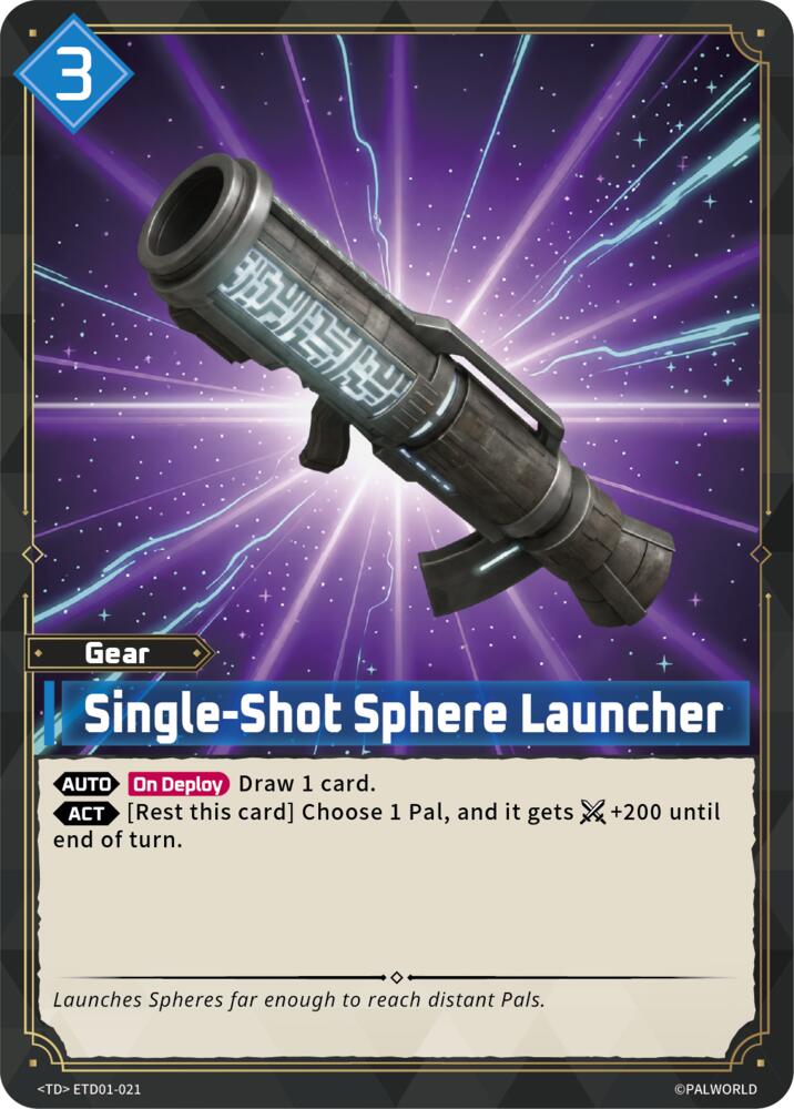 Single-Shot Sphere Launcher