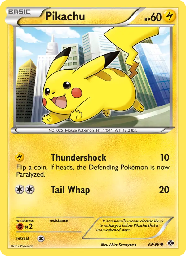 Pikachu card image