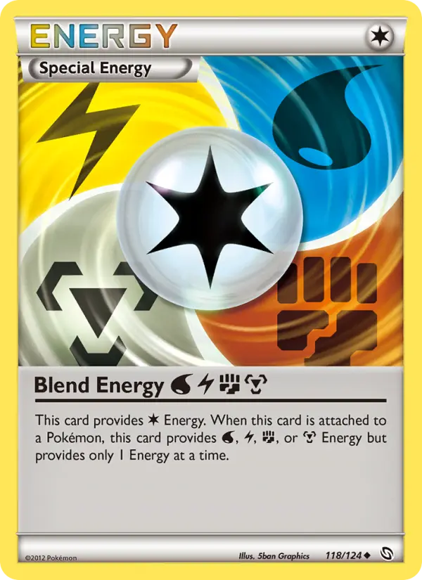 Blend Energy Water Lightning Fighting Metal card image
