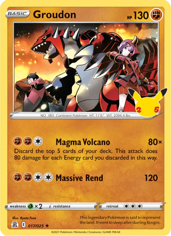 Groudon card image