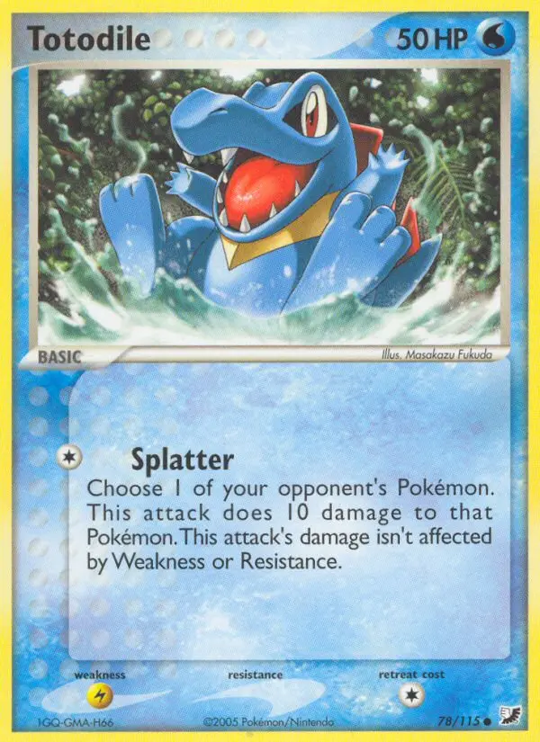 Totodile card image