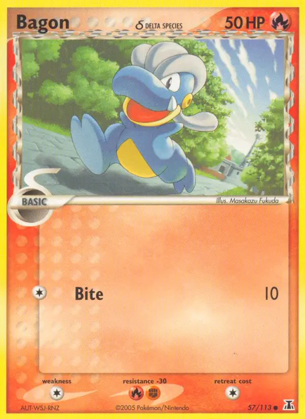Bagon δ card image