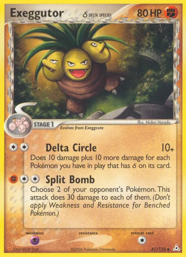 Exeggutor δ card image