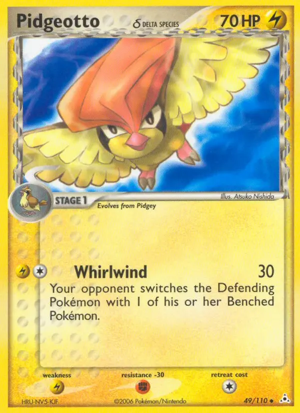 Pidgeotto δ card image