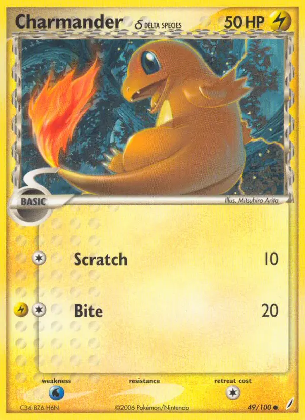 Charmander δ card image