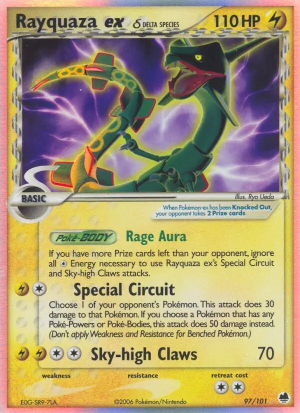 Rayquaza ex δ card image