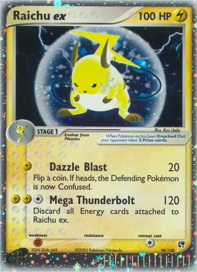 Raichu ex card image