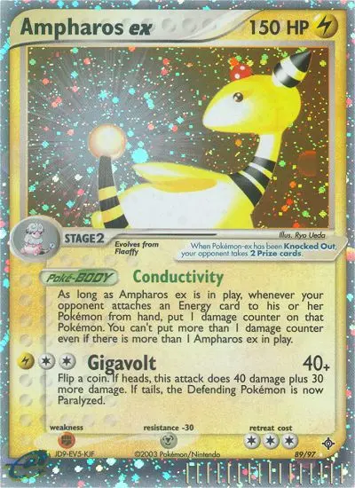 Ampharos ex card image