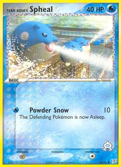 Team Aqua's Spheal card image
