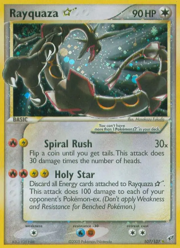 Rayquaza ☆ card image