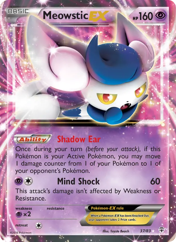 Meowstic EX card image