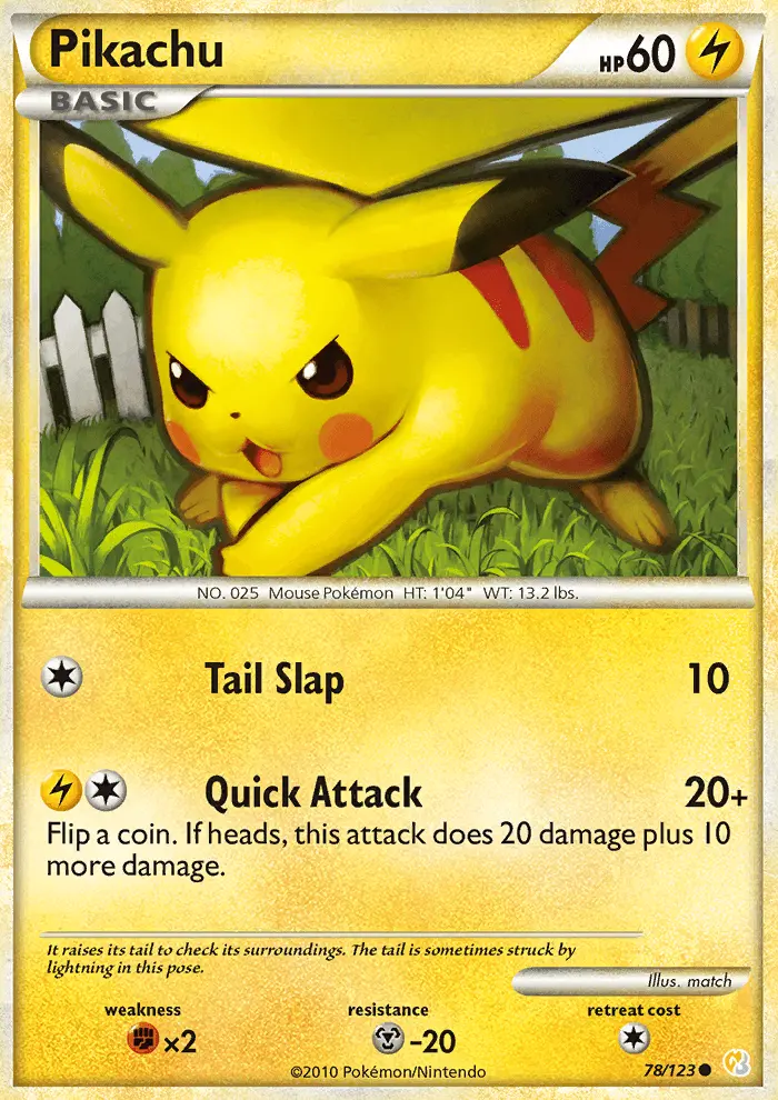 Pikachu card image