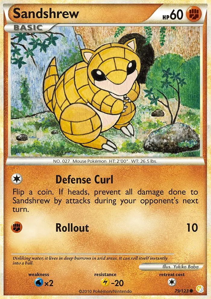 Sandshrew card image