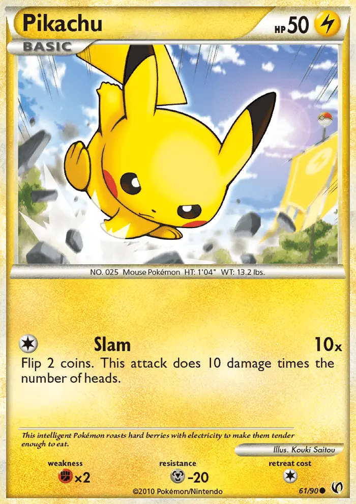 Pikachu card image