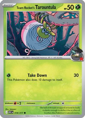 Team Rocket's Tarountula