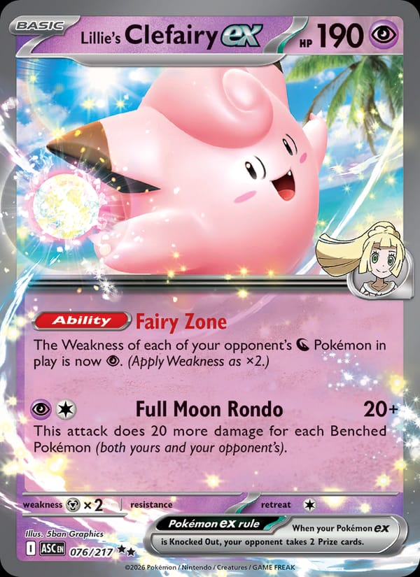 Lillie's Clefairy ex