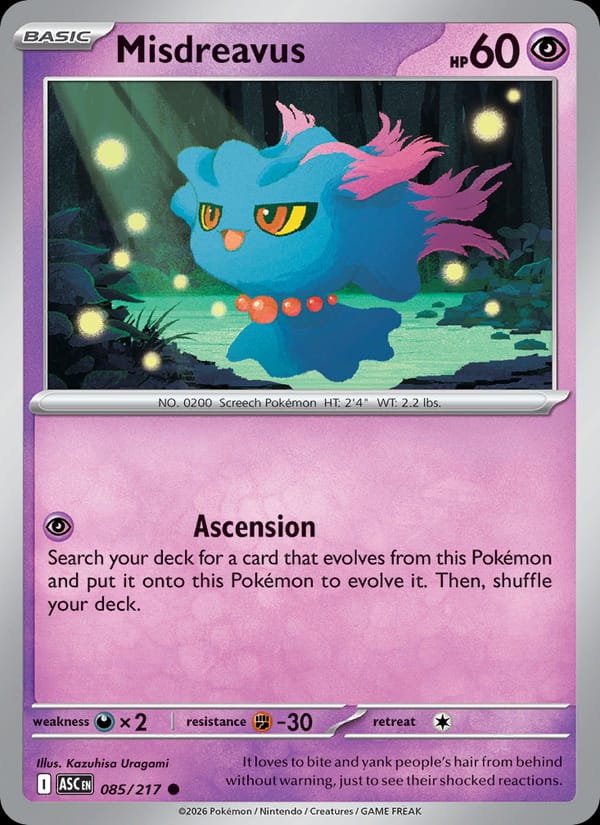 Misdreavus card image