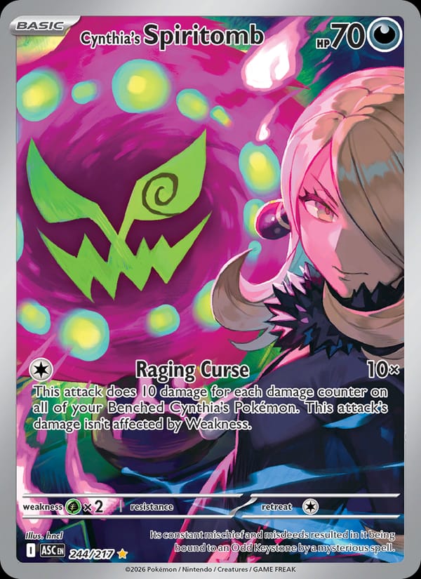 Cynthia's Spiritomb card image